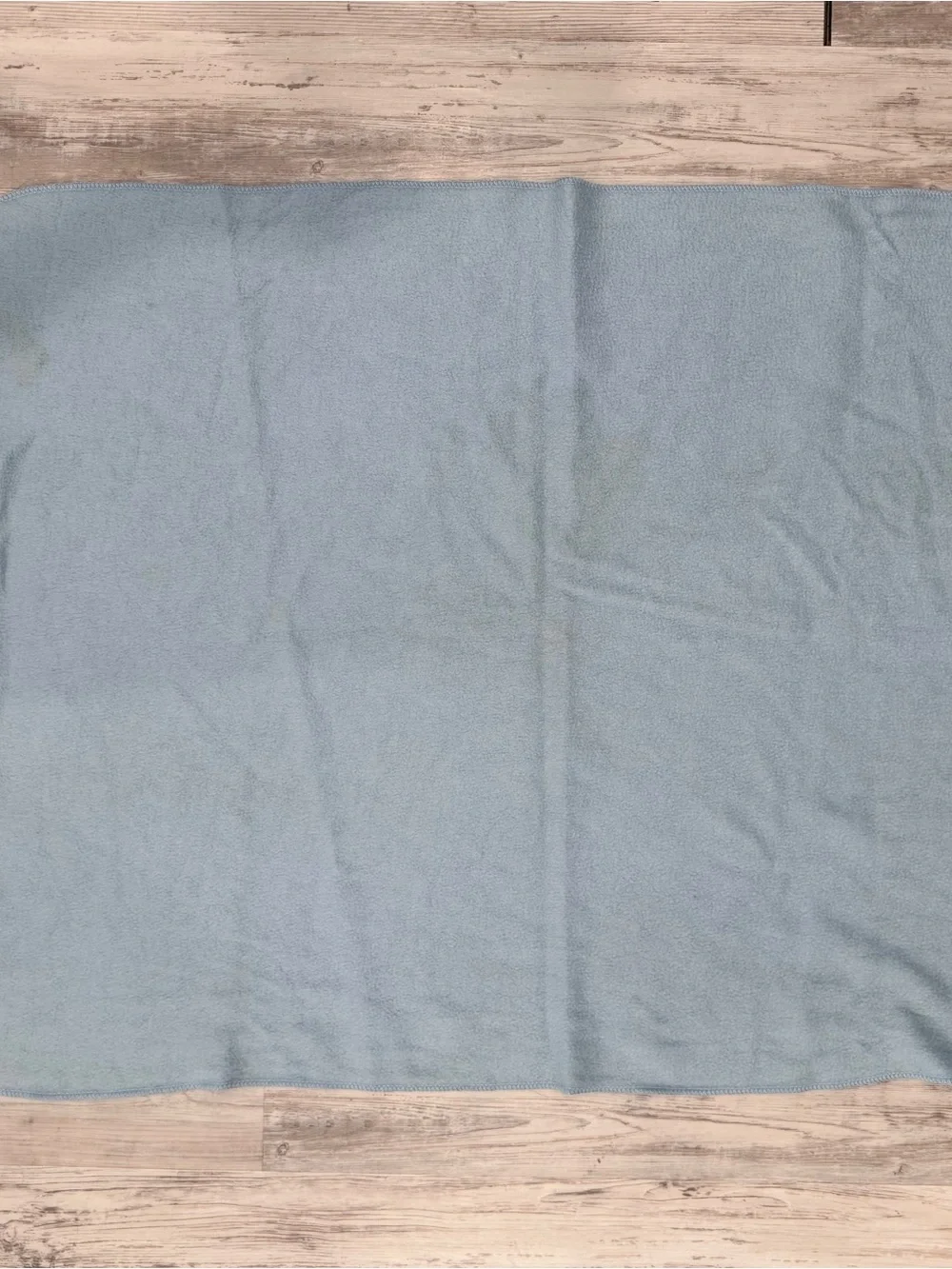 Light Blue Plush Baby Blanket - Soft Home Bedding